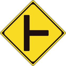 894-31B [ユニット 警戒標識（201-B）ト型道路交差点]