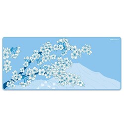 Aqua Control II-Sakura-Blue XXL ゲーミングマウスパッド 900×400mm ブルー AQ2SAKURABLXXL