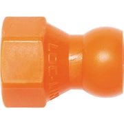 LOC-LINE 1/4"SAEフレアナットアダプター×4ケ(1/4"システム) NL41414