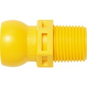 LOC-LINE 3/8"耐酸性NPTコネクター(1/2"システム)×50ケ NL57864