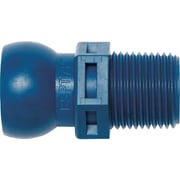 LOC-LINE 3/8"BSPTコネクター×50本(1/2"システム) NL59876