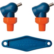 LOC-LINE 1/8"XR,HPTノズルΦ3.0mm×6.4mmねじ付×2ケ NL72049