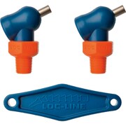 LOC-LINE 1/8"XR,HPTノズルΦ4.1mm×6.4mmねじ付×2ケ NL72053