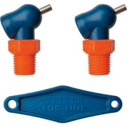 LOC-LINE 1/4"XR,HPTノズルΦ3.0mm×6.4mmねじ付×2ケ NL72089