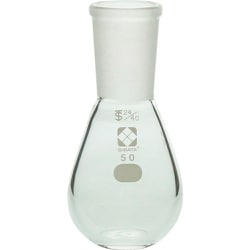 005400-2450 [SIBATA 共通摺合平底なす形フラスコ 50mL]