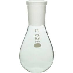 005400-29100 [SIBATA 共通摺合平底なす形フラスコ 100mL]