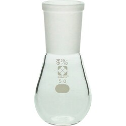 005400-2950 [SIBATA 共通摺合平底なす形フラスコ 50mL]
