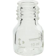 017200-105A [SIBATA ねじ口びん（メジュームびん） びんのみ 10mL （10個入）]