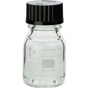 017200-1502A [SIBATA ねじ口びん（メジュームびん） 黒キャップ付 150mL（10個入）]
