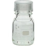 017200-1503A [SIBATA ねじ口びん（メジュームびん）透明キャップ付 150mL（10個入）]