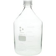 017200-35003 [SIBATA ねじ口びん（メジュームびん） 透明キャップ付 3.5L]