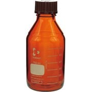 017210-7501A [SIBATA ねじ口びん（メジューム瓶）茶褐色赤キャップ付750mL（10個入）]