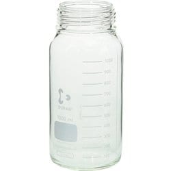 017250-10005A [SIBATA ねじ口びん 広口 びんのみ 1L （10個入）]