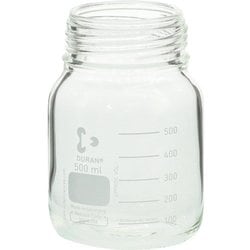 017250-5005A [SIBATA ねじ口びん 広口 びんのみ 500mL （10個入）]