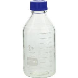 017280-1000A [SIBATA ねじ口びん セーフティコート 青キャップ付 1L （10個入）]