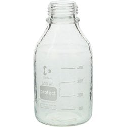 017280-5005A [SIBATA ねじ口びん セーフティコート びんのみ 500mL （10個入）]