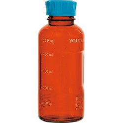 017320-500A [SIBATA ユーティリティねじ口ボトル 茶褐色 500mL]