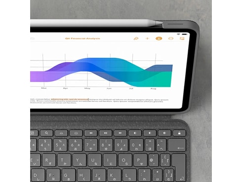 ヨドバシ.com - ロジクール Logicool COMBO TOUCH for iPad Pro 12.9インチ（第5世代、第6世代） キーボード一体型ケース  iK1275GRAr 通販【全品無料配達】