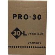 PRO-30 ゴミ袋 30L 100枚 BOX 半透明 PR-332