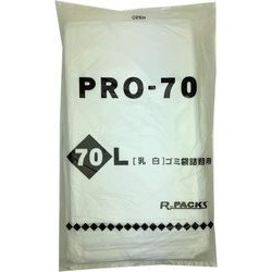 PRO-70 ゴミ袋詰替用 70L 100枚 乳白 PR-371