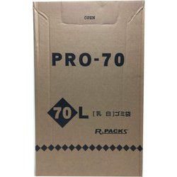 PRO-70 ゴミ袋 70L 100枚 BOX 乳白 PR-372