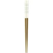 塗箸 食洗対応 23cm ラメライン ミント WS-1084