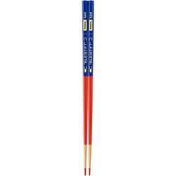 鉛筆箸 箱入 リアルペンシル 22cm 赤青 MM-1198