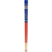 鉛筆箸 箱入 リアルペンシル 22cm 赤青 MM-1198