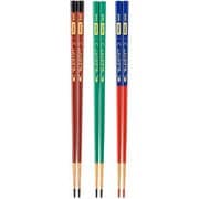 鉛筆箸 箱入 リアルペンシル 22cm 3膳セット MM-1200