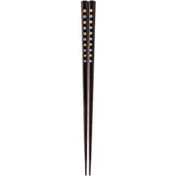 男箸 食洗機対応 モダンブラック ドット 23cm MM-1602