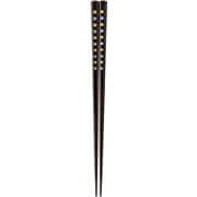 男箸 食洗機対応 モダンブラック ドット 23cm MM-1602