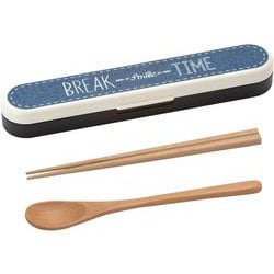 Potter ブレイクタイム コンビセット 箸・スプーンセット ブルー MM-582