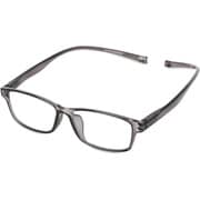 首に掛けられる老眼鏡 +4.00 スクエア グレー P169K4