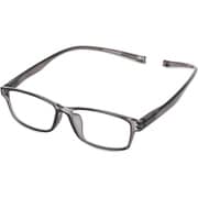 首に掛けられる老眼鏡 +3.00 スクエア グレー P169K3