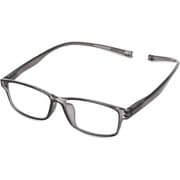 首に掛けられる老眼鏡 +2.00 スクエア グレー P169K2