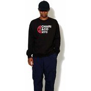 CORE PHYSICAL LOGO CREWNECK SWEATS スウェット トレーナー cac-cc-01-2211-01 BLACK Mサイズ [アウトドア スウェット メンズ]
