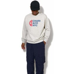 CORE PHYSICAL LOGO CREWNECK SWEATS スウェット トレーナー cac-cc-01-2211-01 ASH GRAY Mサイズ [アウトドア スウェット メンズ]