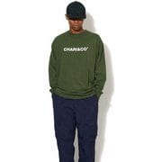 CORE BOLD LOGO L/S TEE Tシャツ 長袖 ロンT cac-cc-01-2211-03 MOSS GREEN Lサイズ [アウトドア カットソー メンズ]