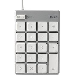 Mac用USB有線薄型テンキーボード TNK-SU233SLW