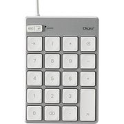 Mac用USB有線薄型テンキーボード TNK-SU233SLW