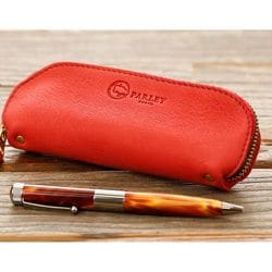 Perley（パーリィー） エルク メガネケース＆ペンケース FE-05 レッド