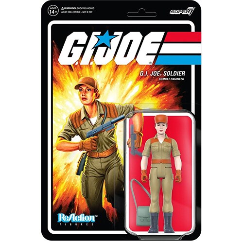 RE-GIJOW3a-FSP-02 リ・アクション アクションフィギュア G.I.JOE Female Combat Engineer Bun Hair （Pink） [塗装済可動フィギュア]