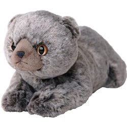 P-8342 ひざねこ スコティッシュフォールド GY [ぬいぐるみ]