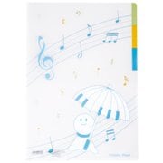 3ポケットファイルA4 （Happy days） SCB-2108