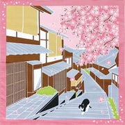 ＃88588 [たまの散歩小風呂敷 桜]