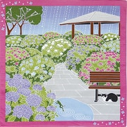 ＃88590 [たまの散歩小風呂敷 紫陽花]