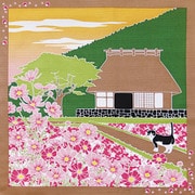 ＃88593 [たまの散歩小風呂敷 秋桜]