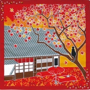 ＃88595 [たまの散歩小風呂敷 紅葉]