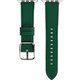 EG24860AWGN [Apple Watch 49/45/44/42mm 用 スクエアバックル 本革バンド ディープグリーン]