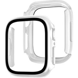 EG24879AWCL [Apple Watch 45mm 用 ガラスフィルム一体型ケース クリア]